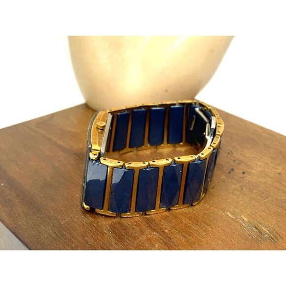 Rado Women's Watch 160.0282.3 Swiss Quartz Diamond Blue Ceramic Rose Gold Steel - Picture 8 of 13